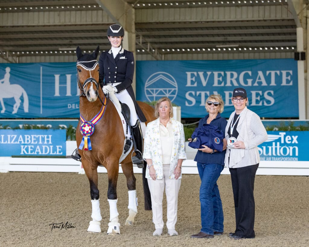 Nadine Schwarzman and Royal Flash. Photo © Terri Miller Photo