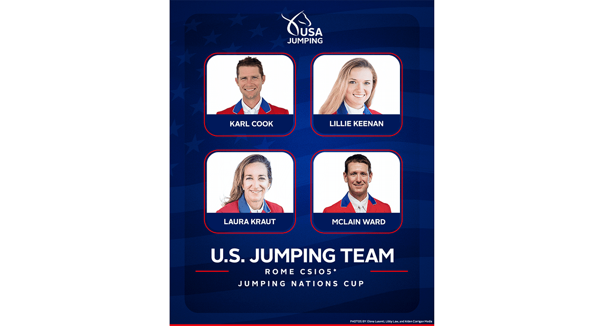 US Jumping Team for The Jumping Nations Cup of Rome CSIO5*