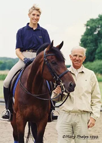 Ingrid Klimke and her father Reiner Klimke