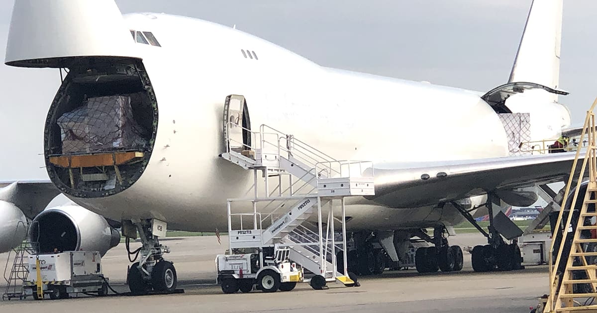 Cargo Plane for Flying Horses