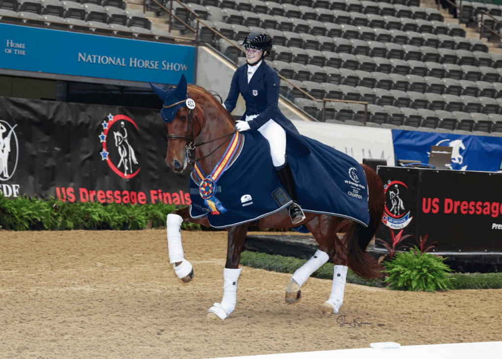 There are 37 Championship titles on offer at the 2025 US Dressage Finals; seven in the junior/young rider division, 15 in the open section, and 15 adult amateur Finals classes. (Photo: SusanJStickle.com)