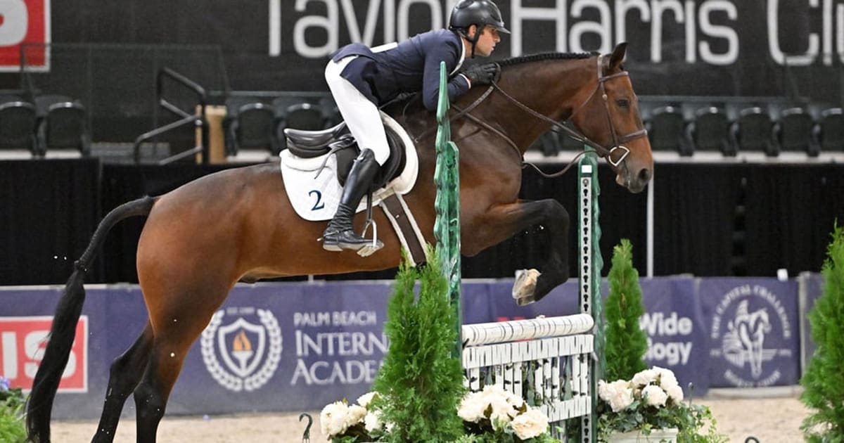 Nick Haness and his favorite ride of the night, O'Neal, owned by Valerie Renihan. Photo by Shawn McMillen Photography