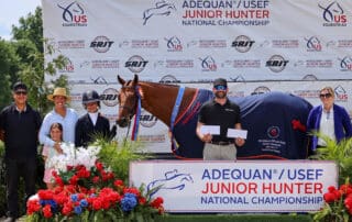 Overall 3'3" Grand Champions, Paige Buzby and A La Minute Z (©US Equestrian)