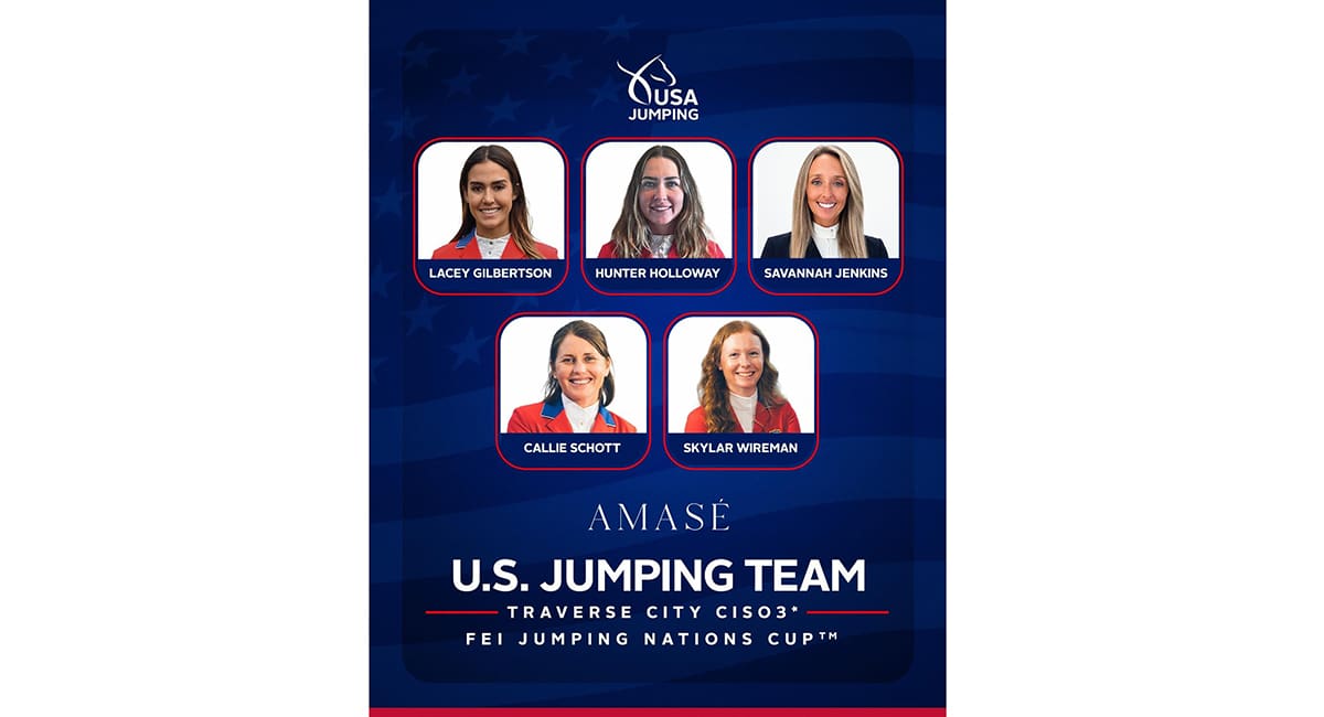 U.S. Jumping Team Announced for FEI Jumping Nations Cup Traverse City CSIO3*
