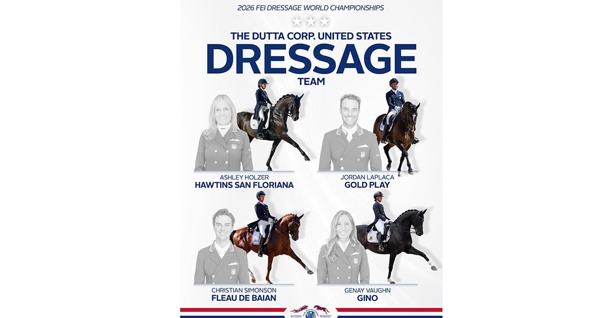 US Dressage Team for 2026 Dressage World Championships Aachen