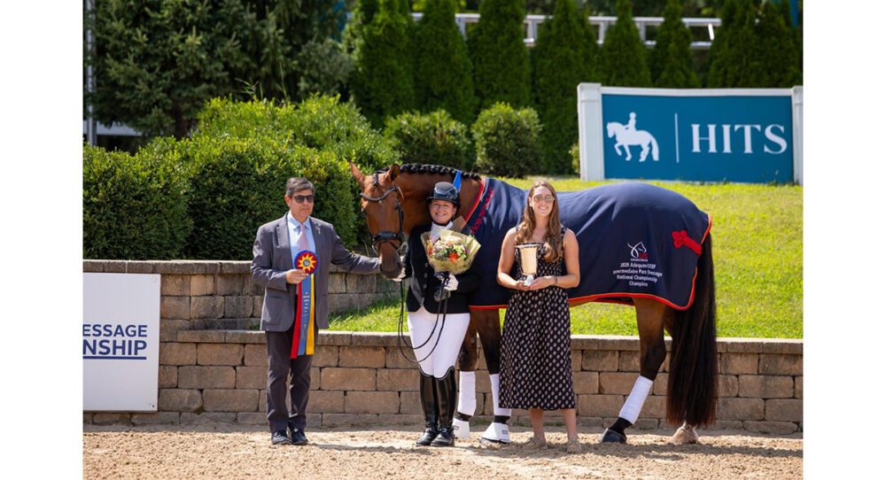 Elizabeth Welch and Baltico BRH Secures USEF I-I Para Dressage National Championship