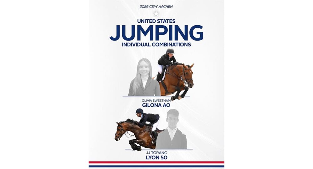 U.S. Jumping Combinations Selected for CSI-Y Aachen