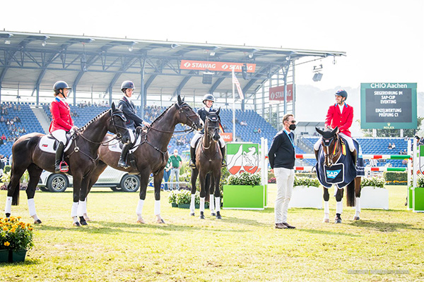U.S. Eventing Team at CHIO Aachen