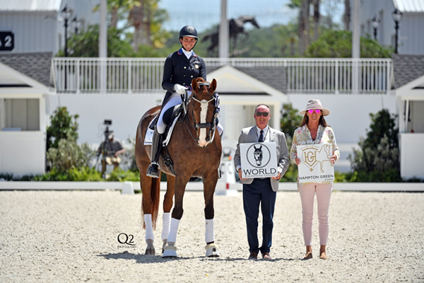 Photo - Anna Marek and Duvel. (Q2 Photography)