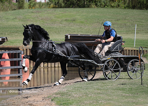 Raymond Helmuth and Kendro at Tryon CDE 2021