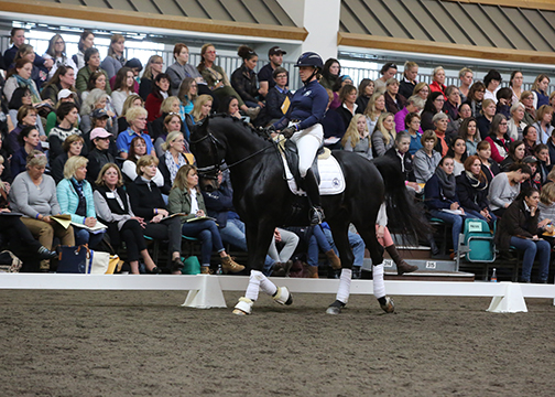 During the NEDA clinic in 2017 a top US judges were there to watch, learn and listen. Hester still finds it daunting when he spots them in the crowd. l-r in front row Kristi Wysocki, Lois Yukins and Jeanne McDonald ©Mary Phelps