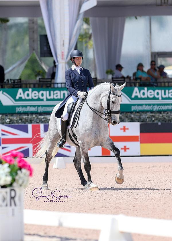 Anna Marek and Einstein JP in their winning test. ©SusanStickle.com.