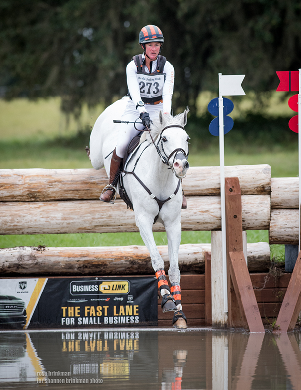 Flying into the lead in the CCI4*-L was Lauren Kieffer (USA) and Landmark’s Monte Carlo (above photo taken by Shannon Brinkman Photo Team). 