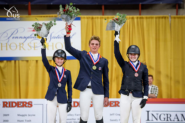 Junior Jumper Championship Medalists (Photo: ©Leslie Potter/US Equestrian)
