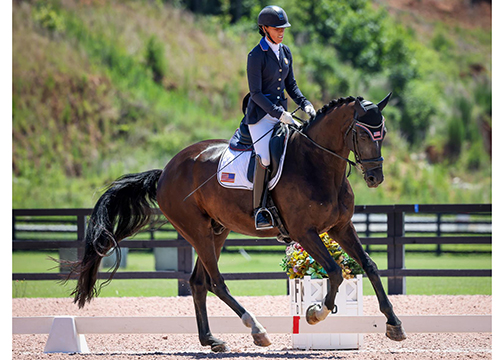 Kate Shoemaker and Solitaer 40. ©Leslie Potter/US Equestrian
