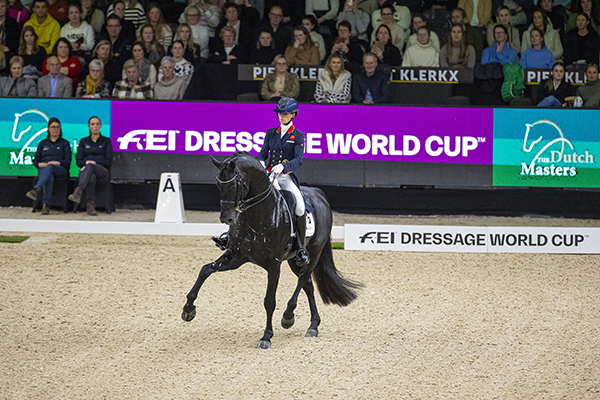 Charlotte Fry (GBR) riding Glamourdale (Photo: ©FEI/Leanjo De Koster)