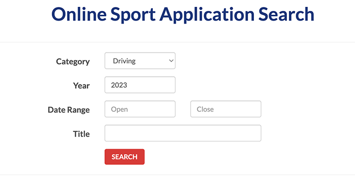 On Line Search Application
