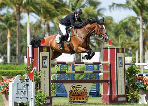 Ronan McGuigan’s win with Elvis on Sunday was his third major podium finish for the week. ©ESP