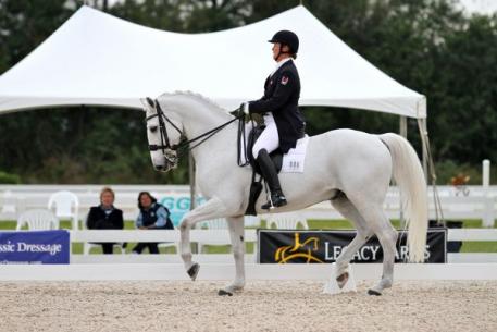 Jacqueline Brooks and D Niro at the 2013 Palm Beach Dressage Derby CDI-W (Photo: Susan J Stickle)