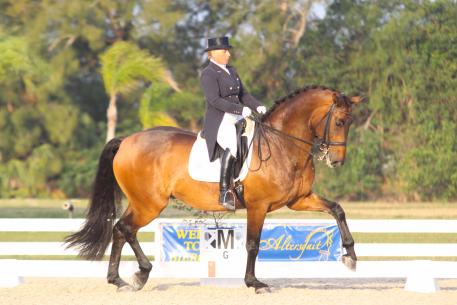 Evi Strasser and Rigaudon Tyme (Photo: Mary Adelaide Brakenridge)