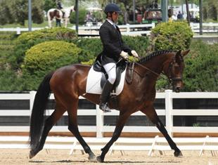 Frederick Magezzeni and Razz Ma Tazz in the Rising Star Training Level Test 1