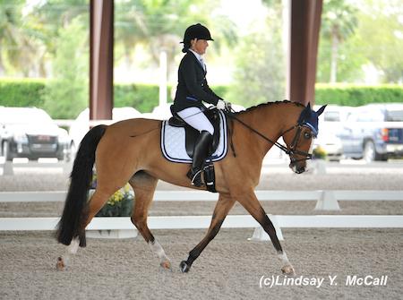 Dr. Deborah Stanitski and Tiramisu at the 2014 Adequan Global Dressage Festival CPEDI3*. Photo by Lindsay McCall