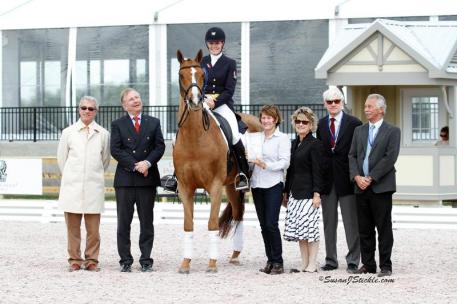 L to R: Rockwell, Svalling, Ashely Holzer, Gaye Scarpa of Magnolia Farm, Foy, Torblad & Clarke