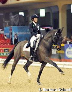 Meagan Davis and Bentley at the 2010 Young Riders World Cup Finals Photo © Barbara Schnell