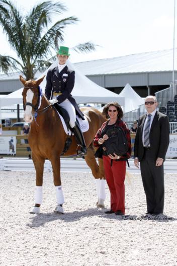 Caroline Roffman and Pie with Barbara Richardson- Pearson and Michael Stone (photo: SusanJStickle)
