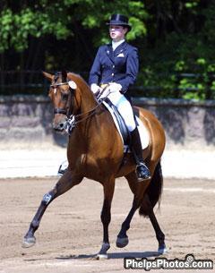 Mary Haskins Gray and Fregat National and Young Rider Champions