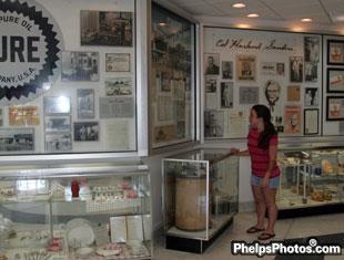 Stefanie Jones checks out the Col Sanders Museum