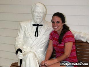 Stefanie Jones and Col Sanders