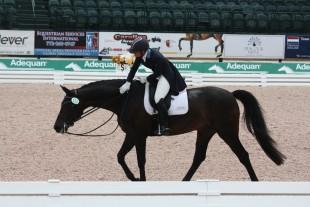 Devon Kane and Destiny at the 2014 Adequan Global Dressage Festival