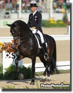 Ravel and Steffen at the 2010 WEG where they took individual bronze