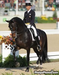 Ravel and rider Steffen Peters at the 2010 Alltech World Equestrian Games - Photo - Phelpsphotos.com