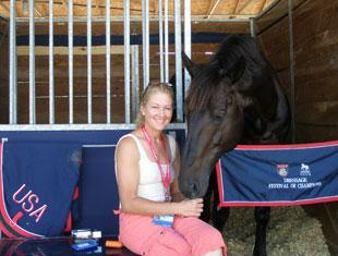 Tina Konyot and Calecto V 2010 USEF Dressage National Champion