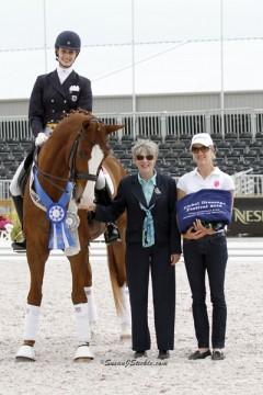 Caroline Roffman and Pie - winners of the Nations Cup Prix St Georges (Photo: SusanJStickle.com)