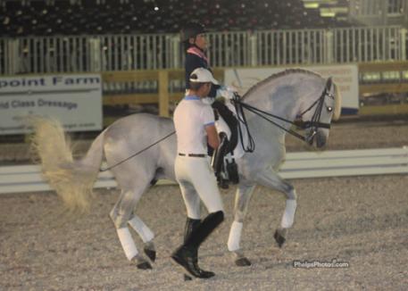 Lily Zilo and Endel Ots passage with her USPRE mount 