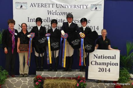 Winners of the IDA Nationals received saddles from Custom Saddlery. (Photo courtesy of Custom Saddlery)