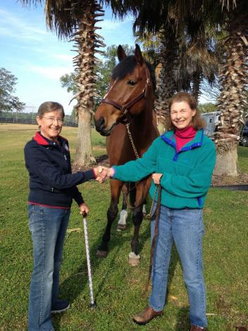 Mr. Bockman with Dale Dedrick (l) and Anne Koch