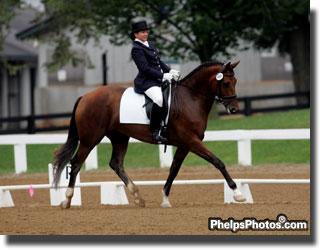 Dr. Katie Stanton and her beloved KWPN mare Savannah by Jazz who won the 2004 and 2005 High Score for Amateur rider at the Markel/USEF National Dressage Young Horse Championships.