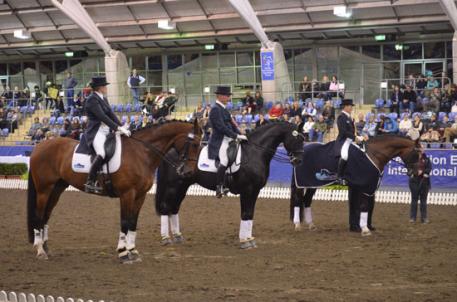 L-R – Rozzie Ryan and GV Bullwinkle; Heath Ryan and Regardez Moi; Sheridyn Ashwood and Prestige VDL (Photo: Michelle Cook)
