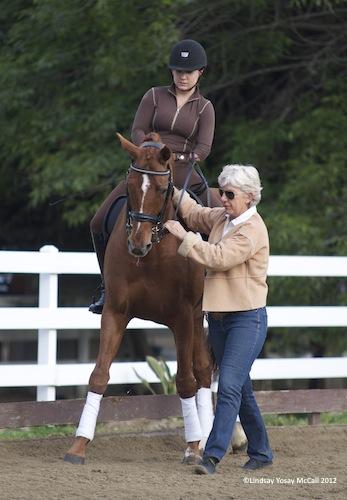 Holly Bergay aboard Rubino Bellissimo with Mette Rosencrantz 