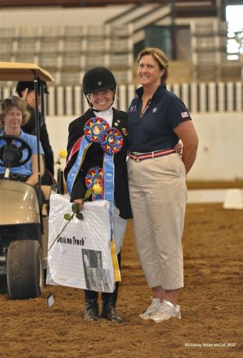 Wendy Fryke and Coach Sharon Schneidman 
