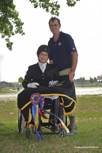 Donna Ponessa and Trainer Wes Dunham 