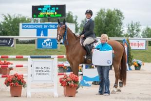 Lisa Goldman and Centurion B receive their awards from Alex Rheinheimer