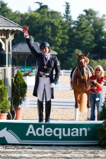 Bronze Medalist Tanya Strasser Shostak, FEI Young Rider Freestyle (Photo: SusanJStickle.com)