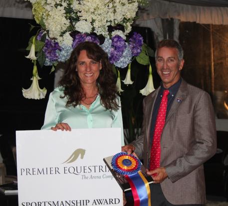 Heidi Zorn of Premier Equestrian and Robert Dover