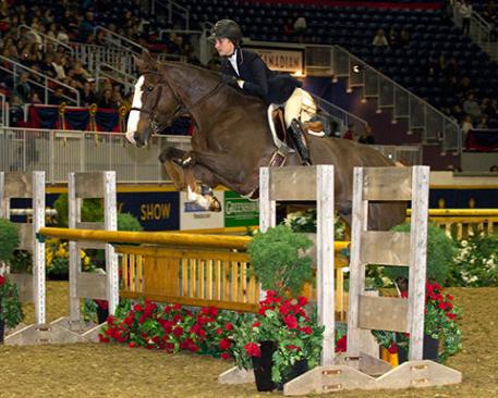 Alexandra Perry of Vancouver, BC won the 2013 Canadian Championship Jump Canada Medal on Nov. 5 at the Royal Horse Show in Toronto, ON Photo Credit - Cealy Tetley