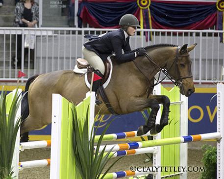 Nora Gray of Owen Sound, ON emerged as the overall winner of the 2013 Running Fox CET Medal Final on Nov. 7 at the Royal Horse Show in Toronto, ON. Photo Credit - Cealy Tetley